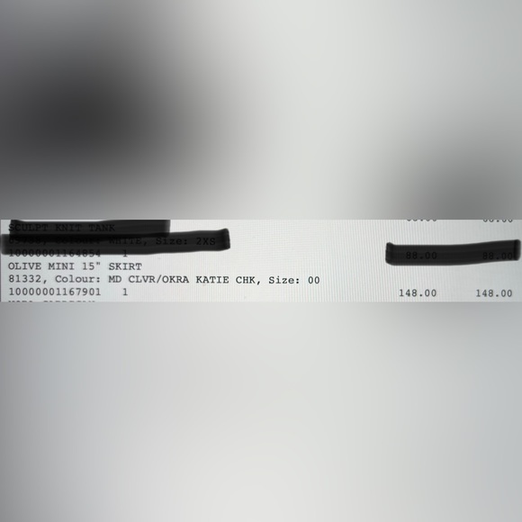 ARITZIA Sunday Best Olive Mini pleated skirt - Picture 4 of 4